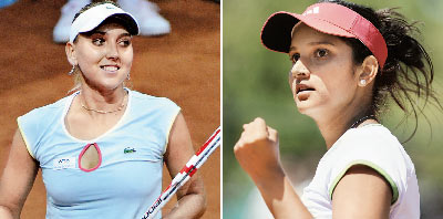 Sania Mirza and Elena Vesnina go into the French Open doubles final